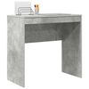 vidaXL Bureau Gris béton 80 x 40 x 76 cm