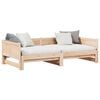 vidaXL Lit Pull-out de Jour Marron 203,5 x 184 x 56,5 cm