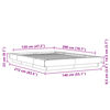 vidaXL Cadre de lit sans matelas ch&ecirc;ne sonoma 120x200 cm