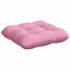 vidaXL Coussins de si&egrave;ge 4 pcs Rose 45 x 45 x 12 cm tissu