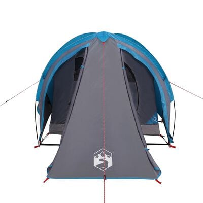 vidaXL Tente de camping à dôme 2 personne bleu imperméable