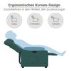 vidaXL Fauteuil inclinable &eacute;lectrique Vert fonc&eacute; Tissu