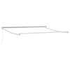 vidaXL Manual Awning Frame 3 x 2,5 m Blanc Powder-Coated Aluminium
