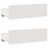 vidaXL Cadre de lit sans matelas avec tiroirs 90x190 cm bois de pin