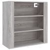 vidaXL Armoire murale Sonoma gris 80x33x80 cm Bois d'ing&eacute;nierie