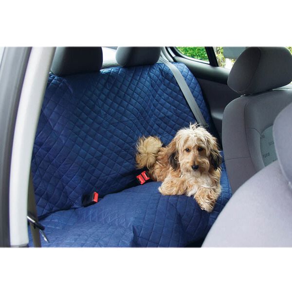 Beeztees Couverture d'auto pour animaux "Deluxe" 140 x 120 cm Bleu