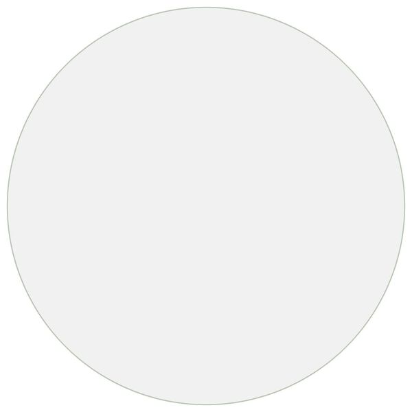 vidaXL Protecteur de table transparent &Oslash; 70 cm 1,6 mm PVC