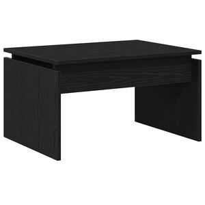 vidaXL Table basse Ch&ecirc;ne noir 68 x 50 x 38 cm Bois d'ing&eacute;nierie