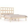 vidaXL Cadre de lit sans matelas 135x190 cm bois de pin massif