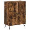 vidaXL Meuble de Rangement de Salle de Bain BREDA Ch&ecirc;ne fum&eacute;