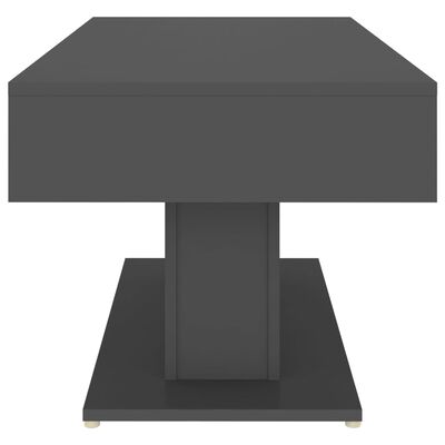 vidaXL Table basse Gris 96x50x45 cm Aggloméré