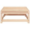 vidaXL Repose-pied de jardin 70x70x30 cm bois de pin massif