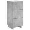vidaXL Buffet Gris b&eacute;ton 33,5 x 34,5 x 75 cm Bois d'ing&eacute;nierie