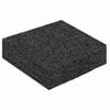 vidaXL Tapis de patio en granulat de caoutchouc Noir 9 x 9 x 2 cm