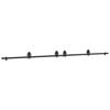 vidaXL Kit de quincaillerie de porte coulissante 366 cm acier noir