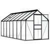 vidaXL Serre avec cadre de base Anthracite Aluminium 8,17 m&sup2;