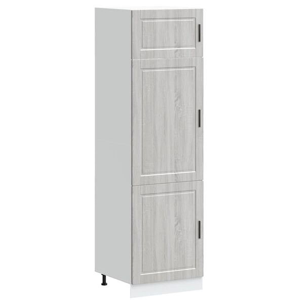 vidaXL Armoire de cuisine Porto sonoma gris bois d'ing&eacute;nierie