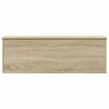 vidaXL Bo&icirc;te de rangement ch&ecirc;ne sonoma 102x35x35 cm bois d'ing&eacute;nierie