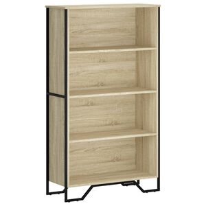 vidaXL Biblioth&egrave;que ch&ecirc;ne sonoma 80x31x137,5 cm bois d'ing&eacute;nierie