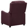 vidaXL Fauteuil &eacute;lectrique de massage Violet Tissu