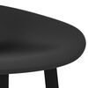 vidaXL Chaises de bar lot de 2 noir