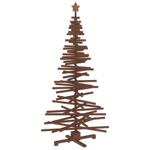 vidaXL Arbre de No&euml;l en bois KOTKA 180 cm Bois de pin massif