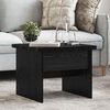 vidaXL Table basse Ch&ecirc;ne noir 55 x 54,5 x 45 cm Bois d'ing&eacute;nierie