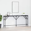 vidaXL Table console Ch&ecirc;ne noir 180 x 23 x 75 cm