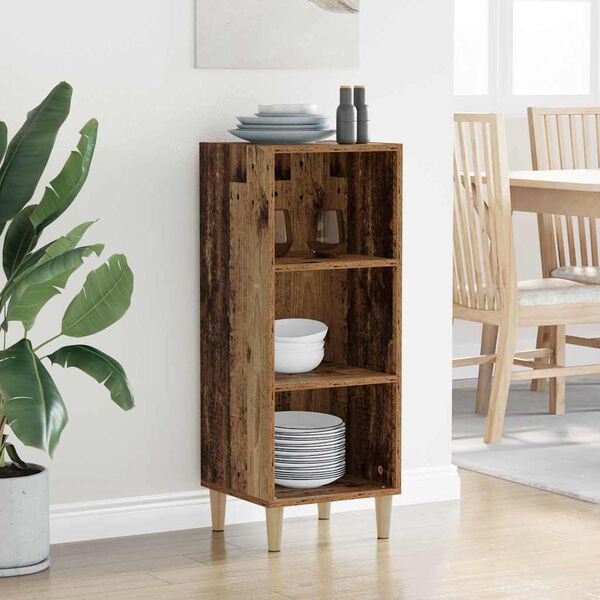 vidaXL Buffet Bois ancien 34,5 x 32,5 x 90 cm Bois d'ing&eacute;nierie