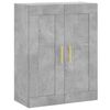 vidaXL Armoires murales 2 pcs gris b&eacute;ton bois d'ing&eacute;nierie