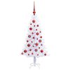 vidaXL Sapin de No&euml;l artificiel avec 150 LED Blanc 120 cm PVC et Acier