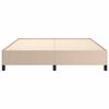 vidaXL Cadre de lit sans matelas cappuccino 180x200 cm similicuir