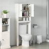 vidaXL Armoire de toilette avec &eacute;tag&egrave;re VIGO Blanc et Blanc Antique