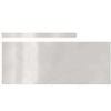 vidaXL Bordure de Pelouse 4 pcs Argent 450 x 0,05 x 15 cm