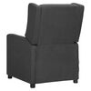 vidaXL Fauteuil de massage inclinable Gris fonc&eacute; Tissu
