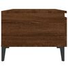 vidaXL Table d'appoint Chêne marron 50x46x35 cm Bois d'ingénierie