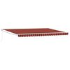 vidaXL Auvent r&eacute;tractable Orange et marron 500 x 300 x 165 cm
