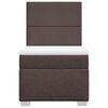 vidaXL Sommier &agrave; lattes de lit avec matelas Marron fonc&eacute; 100x200 cm