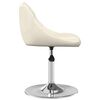 vidaXL Tabouret de bar Cr&egrave;me Velours
