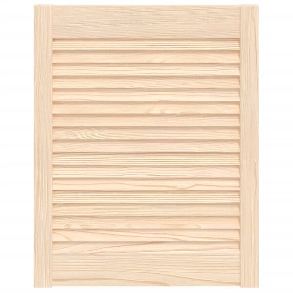 vidaXL Porte d'armoire &agrave; persiennes 61,5x49,4 cm bois de pin massif
