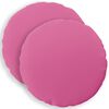 vidaXL Housse de coussin 2 pcs HEERLEN Rose &Oslash; 30 cm Polyester