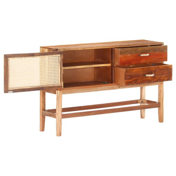 vidaXL Buffet 118x30x76 cm Bois de récupération massif