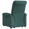 vidaXL Fauteuil inclinable vert fonc&eacute; tissu