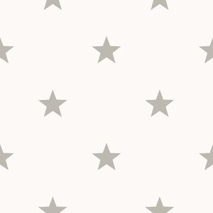 Noordwand Papier peint Friends&Coffee Little Stars Gris clair et blanc