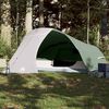 vidaXL Tente de camping à dôme 4 personnes vert imperméable