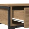 vidaXL Table console avec tiroir Ch&ecirc;ne artisanal 72,5 x 25 x 75 cm