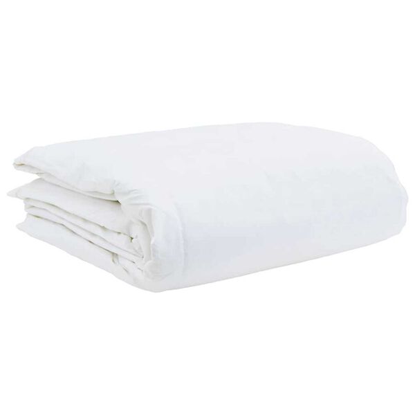 vidaXL Duvet d'&eacute;t&eacute; simple Blanc 240 x 260 cm Plume