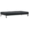 vidaXL Housse de Table Uni Noir 142 x 82 x 15 cm tissu
