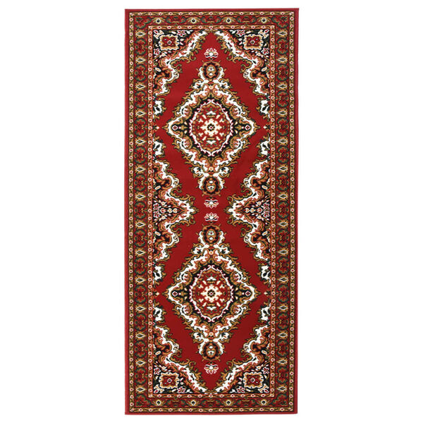 vidaXL Tapis BCF Rouge oriental 100x250 cm