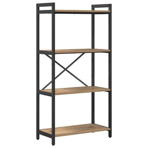 vidaXL &Eacute;tag&egrave;re 60 x 30 x 120 cm Bois d'ing&eacute;nierie Ch&ecirc;ne artisanal